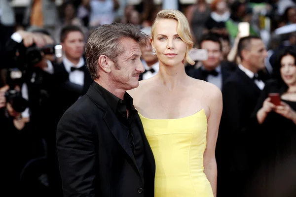 Charlize theron, penn sean — Foto de Stock