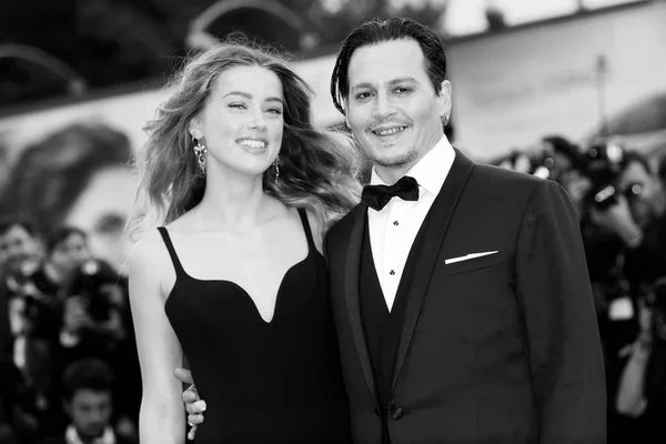 Johnny depp, amber gehoord — Stockfoto