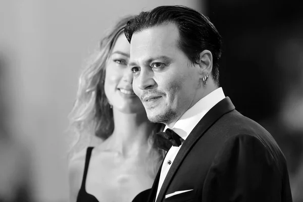 Johnny depp, słyszał bursztynu — Zdjęcie stockowe