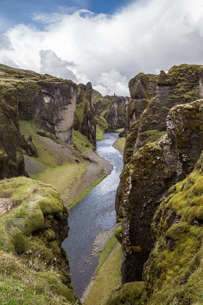 Islandský kaňonu — Stock fotografie