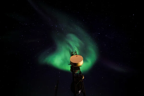 Luces septentrionales de Groenlandia —  Fotos de Stock