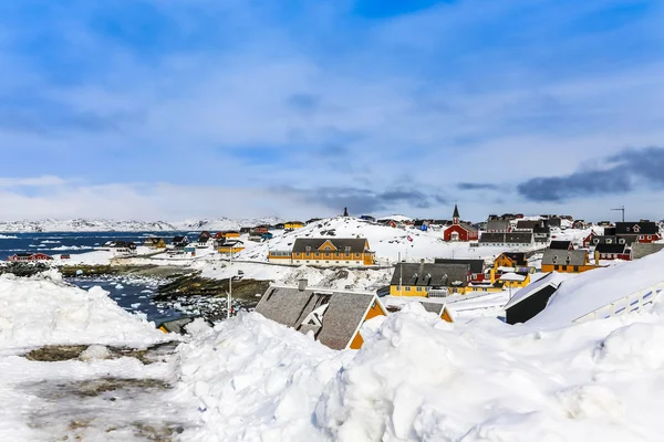 Historische centrum van Nuuk — Stockfoto