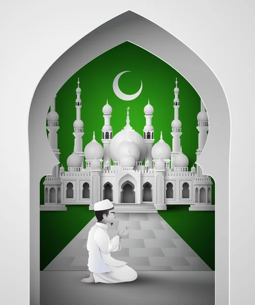 Ilusão do Ramadã Kareem —  Vetores de Stock