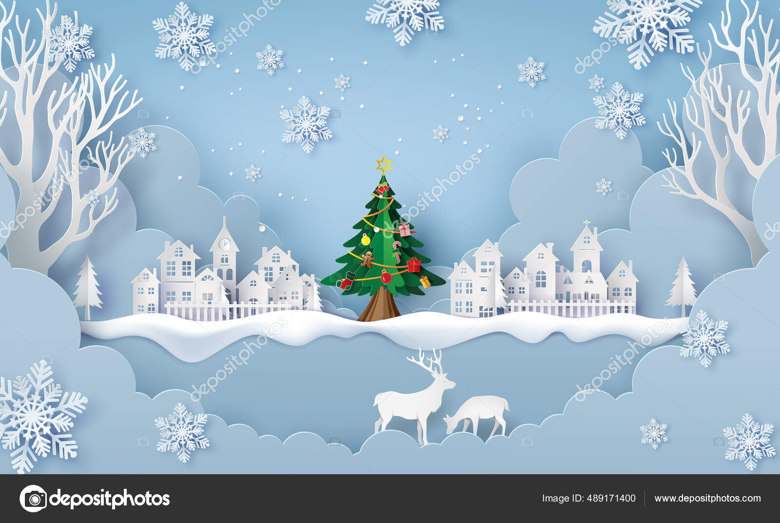 Winter Christmas Greenery Collection  Seasonal Illustrations ~ Creative  Market