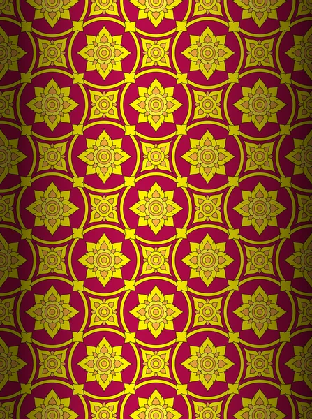 Fond motif thaï — Image vectorielle