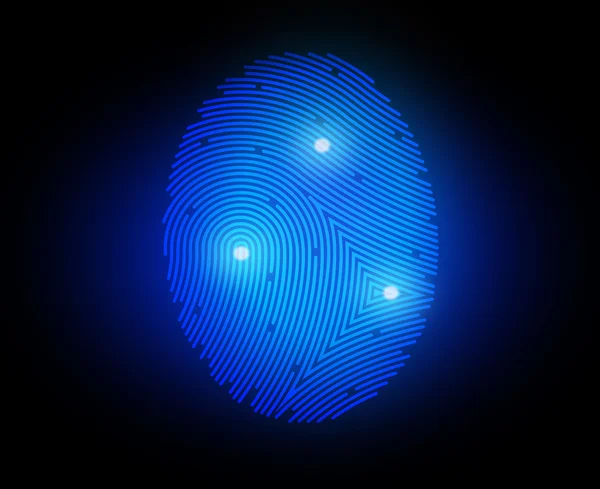 Finger print — Stock Vector