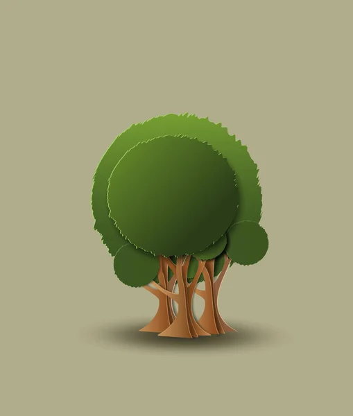 Дерево. Векторні ілюстрації — стоковий вектор