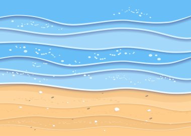 Yaz deniz plaj arka plan