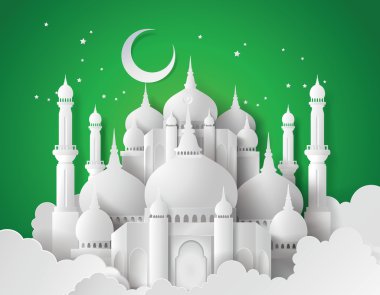 vektör kağıt Camii.