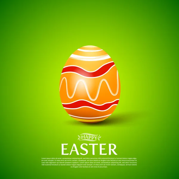 Velikonoční vajíčko. Vektorový obrázek pozadí — Stockový vektor