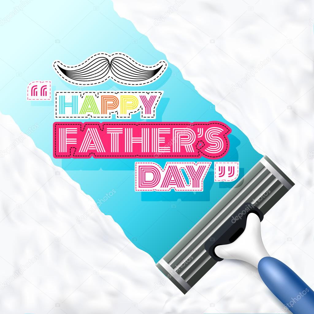 Happy Father's Day.Vector illustration