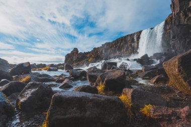 Thingvellir Şelalesi, İzlanda 'daki buzul milli parkı