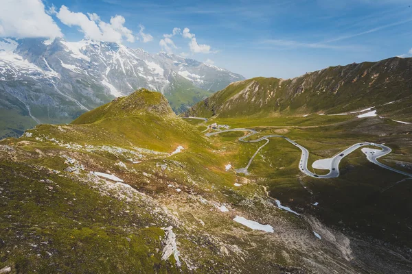 Grossglockner Hochalpen Strasse Carretera Alpina Alta Verano —  Fotos de Stock