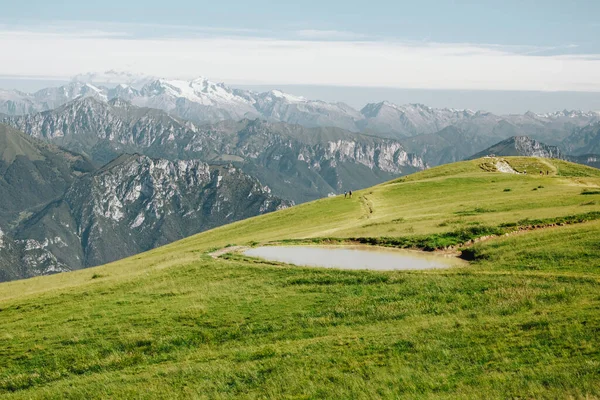 Monte Baldo Montaña Verano Senderismo Alpino Italia Turismo —  Fotos de Stock