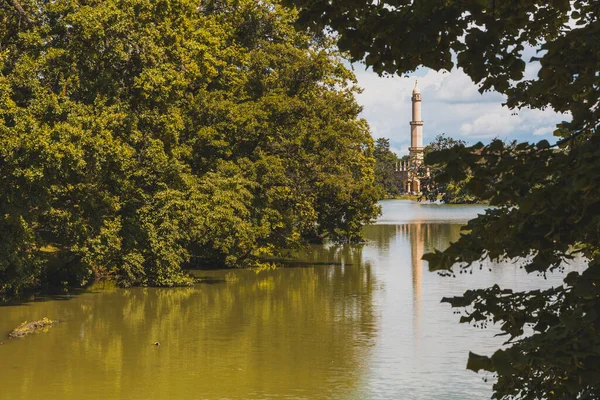漂亮的尖塔 浪漫的了望塔 捷克共和国 — 图库照片