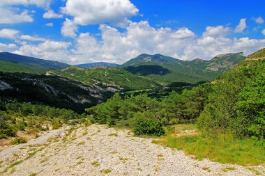 güzel yaz günü Fransız dağlarda