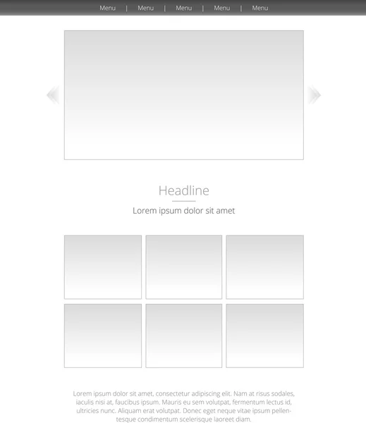纯单色图形模板网站 — 图库矢量图片
