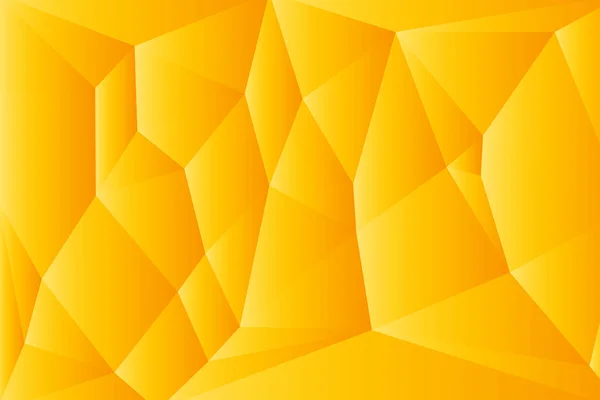 Abstrakter Vektorhintergrund aus gelben Dreiecken — Stockvektor