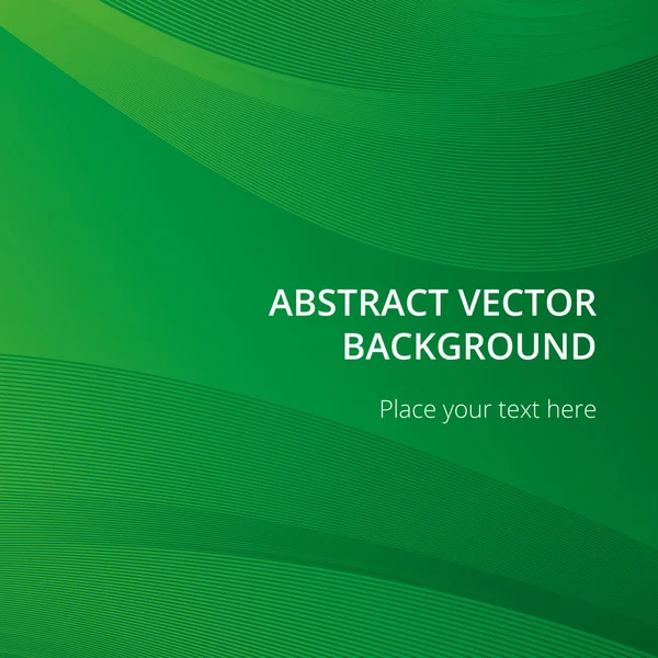 Abstrakte grüne Vektorhintergrund — Stockvektor