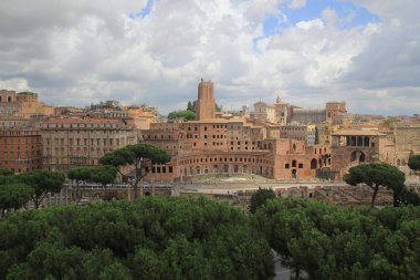 Roma İtalya. Güzel bir güneşli gün