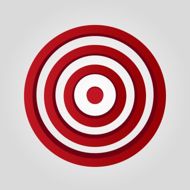 vektör kırmızı hedef