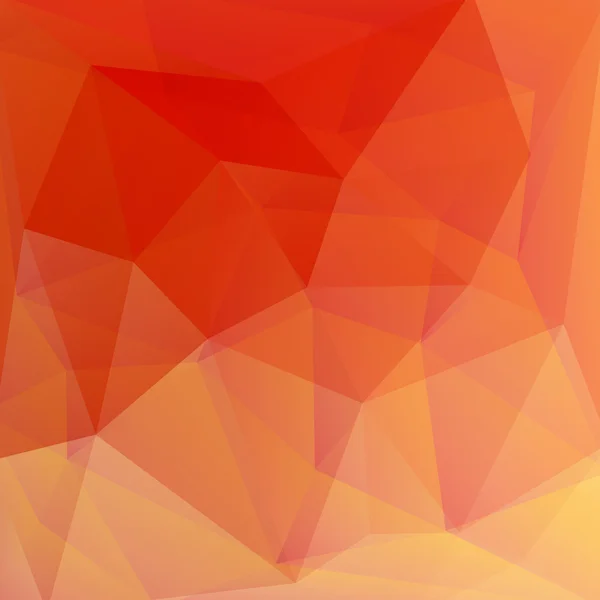 Vermelho e laranja vetor de cristal fundo abstrato — Vetor de Stock