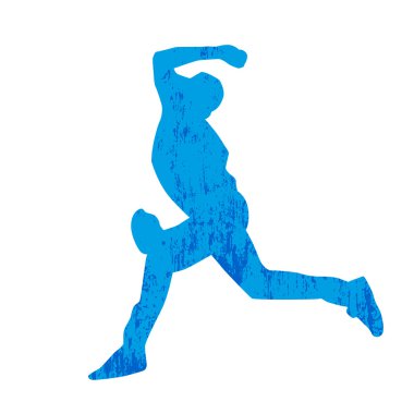 soyut beyzbol oyuncusu