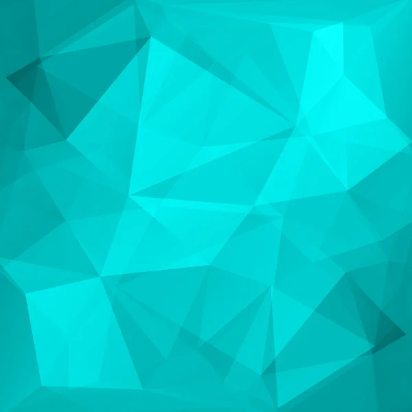 Abstract cyan geometriska bakrund — Stock vektor