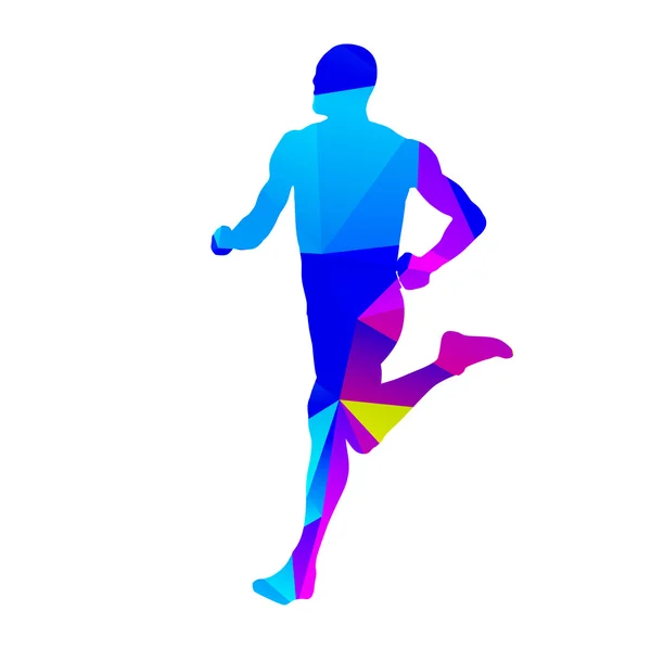 Izolovaný běžec — Stockový vektor