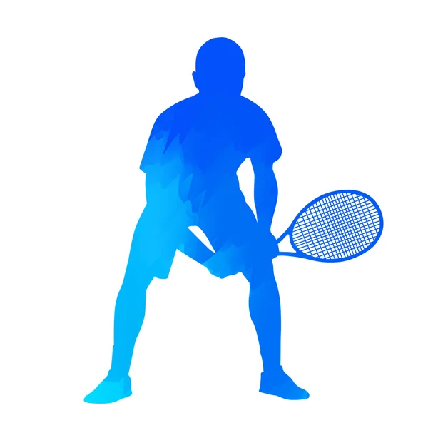 Vector tennis player — Stock Vector