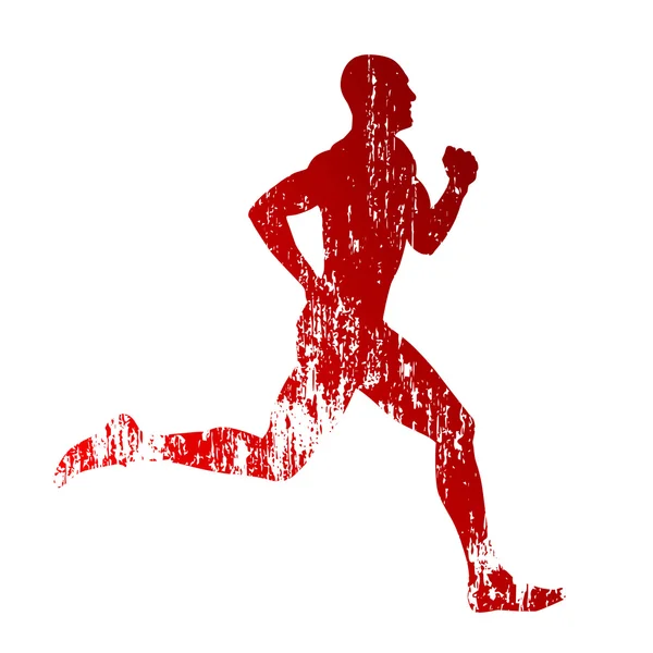 Vektör grungy runner