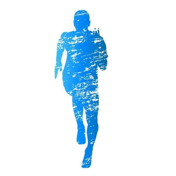 Coureur vectoriel grongy abstrait — Image vectorielle