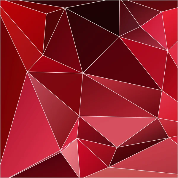 Red geometric background — Stock Vector