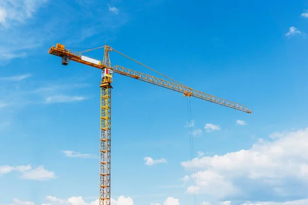Construction Crane Blue Sky — Stock Photo, Image
