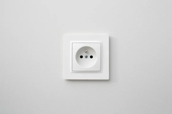 new electrical socket in the wall view