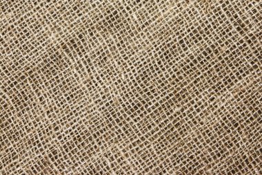 Kahverengi çuval bezi dokusunu kapat