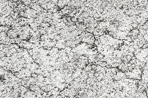 Asphalte Fissuré Texture Blanche — Photo