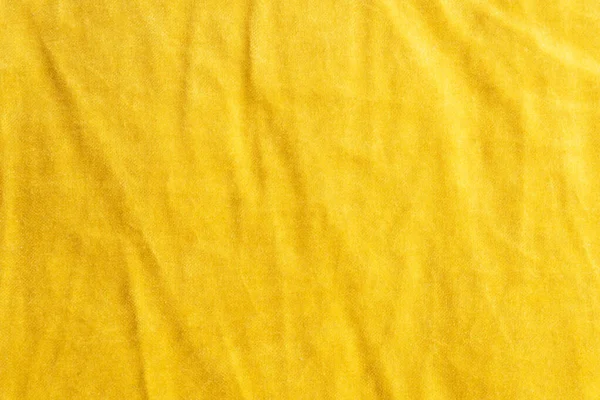 Sarı Kumaş Dokusu Arkaplanı — Stok fotoğraf