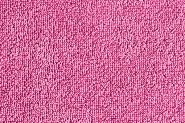 Розовая Текстура Полотенца Макроволокно Софт Хлопкового Текстильного Материала Фон Абсорбентная — стоковое фото