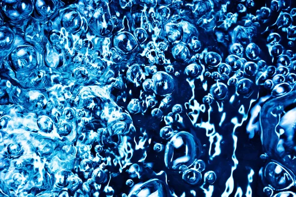 Azul Bolha Textura Fundo — Fotografia de Stock