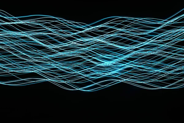 Neon hatları. Boş kopyalama alanı. Renkli ışıklı ışıklar