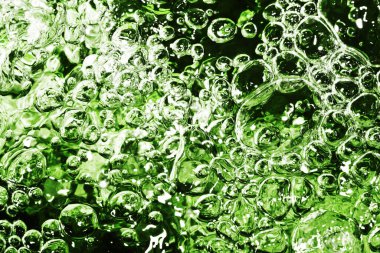 yeşil ve sarı kabarcıklar