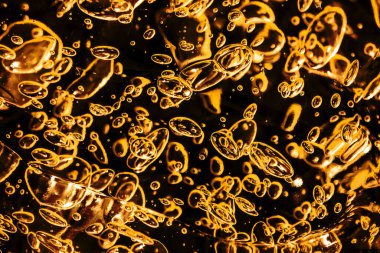 su arkaplanındaki kabarcıklar 