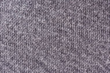 Gri kumaş arka plan. Gri tuval dokusu. Parlak tekstil geçmişi. Gri fiber desen. Damalı tekstil dokusu.