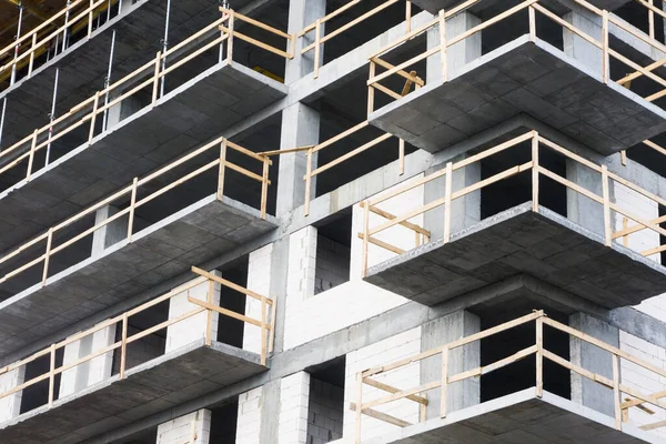 Building Construction Site Crane Scaffolding — Stock Photo, Image