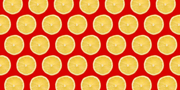fresh slices of lemon on a white background