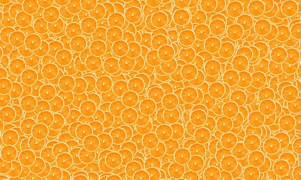 Sfondo Colorato Brillante Con Taglio Fette Arancio — Foto Stock