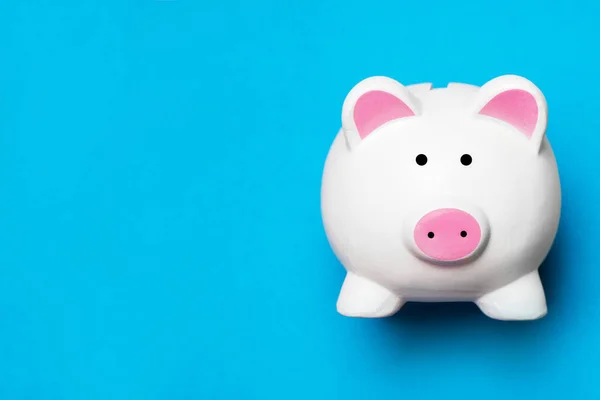 Piggy Bank Met Een Roze Achtergrond — Stockfoto