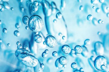 Su kabarcıkları ile soyut arkaplan