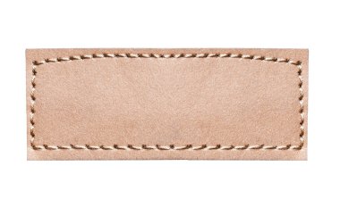 boş etiket beyaz arkaplanda izole edildi